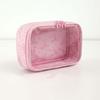 Clutch Pouch Clear PVC Handbag PU Leather Swimming Small Bag Transparent Makeup Bag  Daily