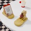 Ornament Capybara Doll Phone Holder Coffee Cup Capybra Model Toy  Phone Accessories