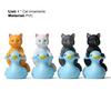 4Pcs Mini Cat Model Detailed Texture High Simulation Decoration Accessories Miniature Cat Animal Model Toy for Kids