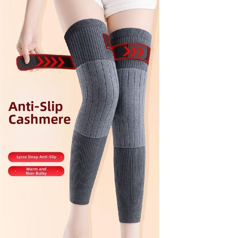 Elastic Thick Knee Protector Windproof Thermal Leg Warmers Winter Knee Brace  Sport  Accessories