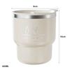 400ML Capacity Thermal Cup 304 Stainless Steel Double Layer Sealed Tumbler Sealed Lid Leak Proof Insulated Water Cup