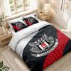 Bettwäsche-Set 1 Bettbezug 2 Kissenbezüge Beşiktaş FC Aufdruck Schlafzimmer Heimdekoration