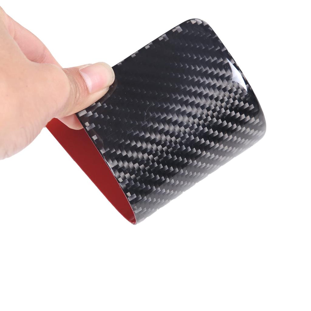 METYOUCAR Carbon Fiber Vanity Mirror Stickers for Honda Decorative Car Mirror Easy Decorative Interior Custom Set of 2 Fiber Panels, N-BOX JF3/JF4