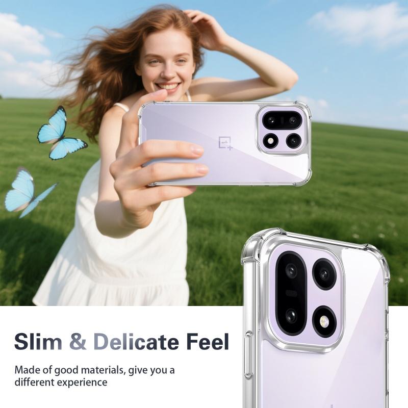 Coque transparente antichoc pour OnePlus 15 15R 13 13R 12 12R 11 11R 9 9R 8 8T 7 7T 6 6t Pro Nord 4 CE6 CE5 CE4 CE3 CE2 Housse