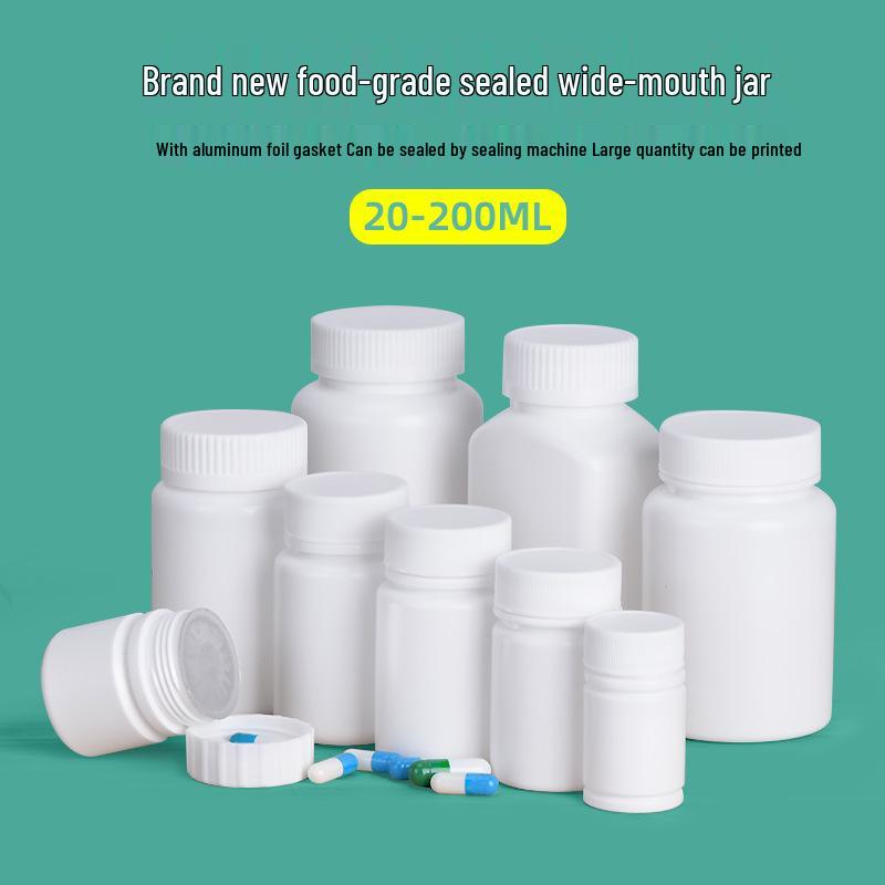 

Food-Grade Plastic Capsule & Tablet Bottle, 20-200ml, for Pharmaceuticals and Fish Medicine. 15ml Solid Bottle