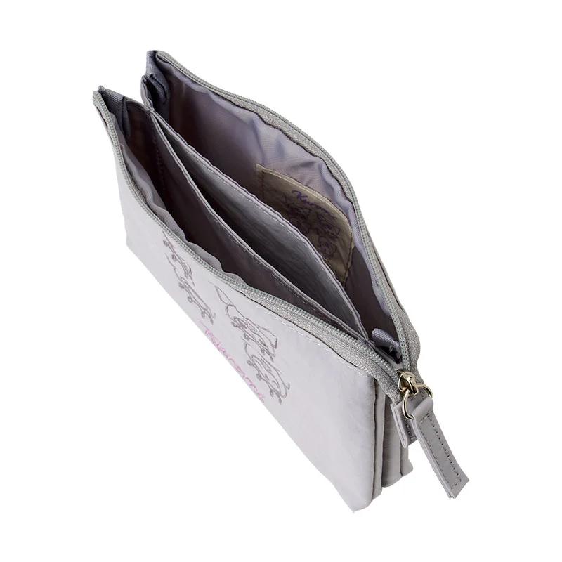 Sanrio KUROMI 3-Pocket Pouch ( Face ) Japan NEW Sanrio Characters