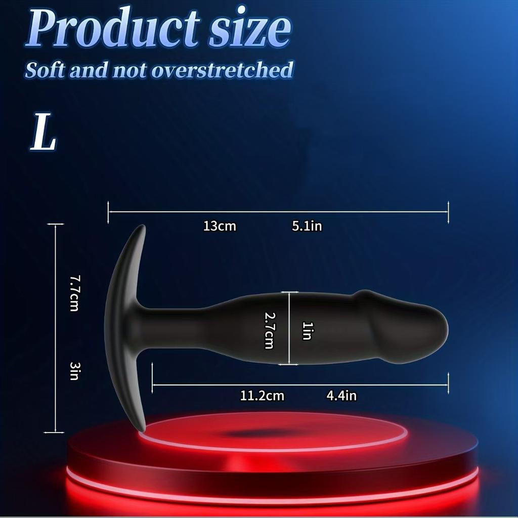 1 Piece Silicone Anal Plug, Anal Dilator, Soft Butt Plug for Men, Women and Couples, Sex Toys for Men and Women
