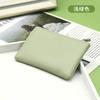 2Pcs Zipper Coin Purse Wallet Small  Portable Change Wallets for Women PU Clutch Travel Lightweight Storage