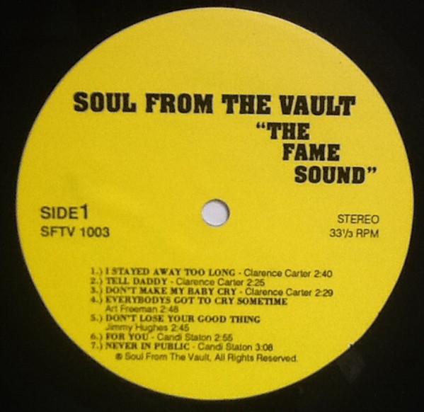 

LP Record VARIOUS - The Fame Sound SFTV1003 Soul From The V 1992 US Soul/Funk Used
