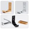 Heavy-Duty Aluminum Alloy Folding Hook Rust-Resistant Folding Coat Hook Wall Mounted Hook  Home