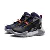 Li Ning Comfortable Versatile Reflective Non-Slip Mid-Top Running Shoes Kids Sneakers Black YKER004-17