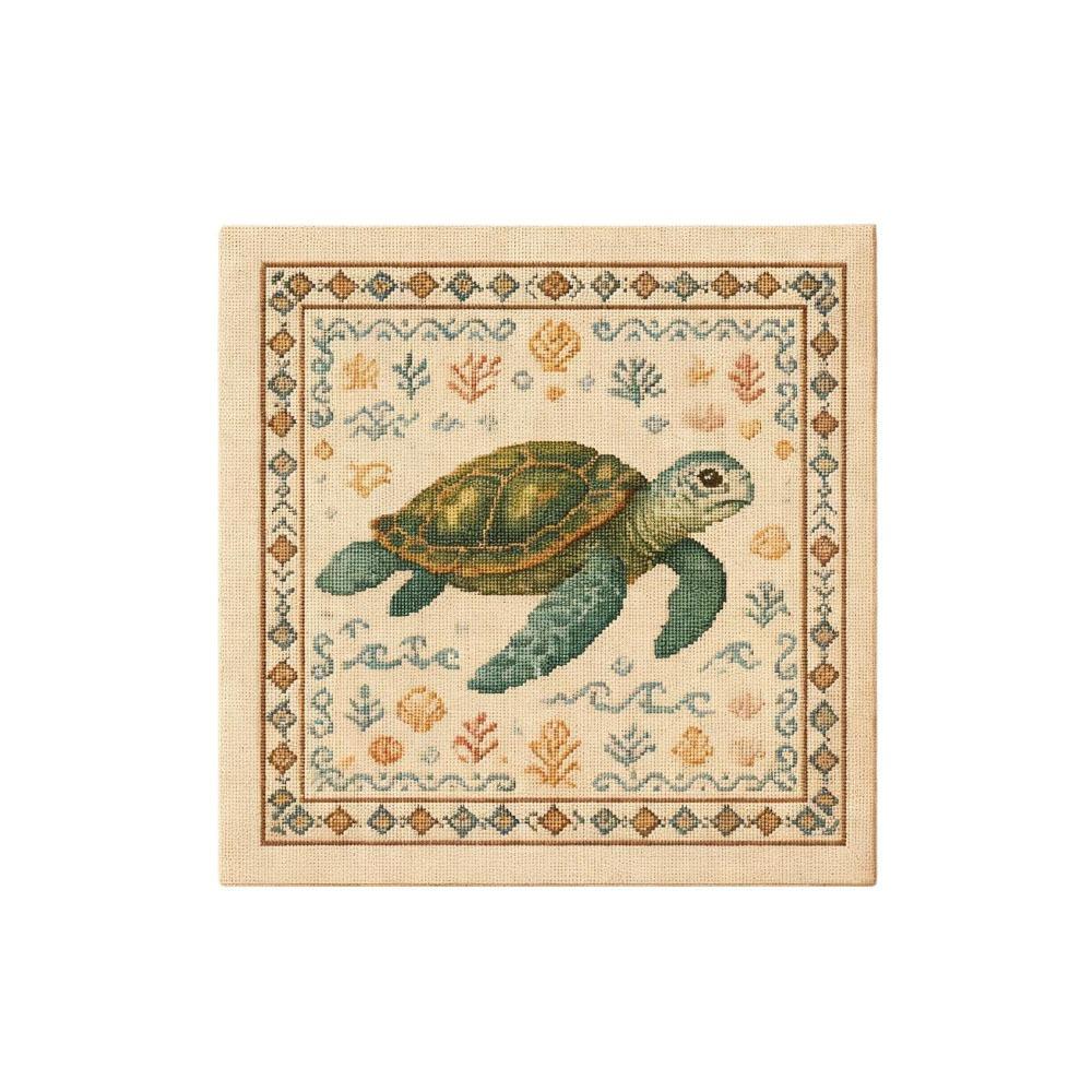 DIY Hummingbird Cross Stitch Kit Non-finished Products with Floral Pattern Cross Stitch Kits Embroidery Art for Beginners