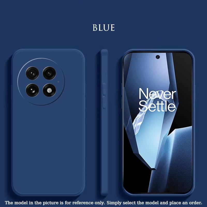 Originale Flüssigsilikon-Handyhülle für OnePlus 13 12 Ace5 Pro 13R 1+13 Stoßfeste Schutzhülle mit Futter aus Flanell Weiche Schale