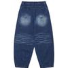 Nomanual Washed Jumbo Denim Pants   Washed Blue