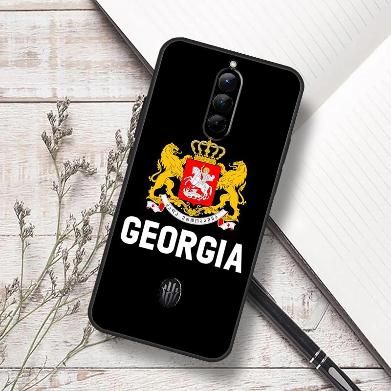 

Georgia Flag Case For ZTE Nubia RedMagic 6 7 6S 7S Pro 5G RedMagic 11 8 8S 9 9S 10S Pro Plus 10 Air Cover Red Magic 5S