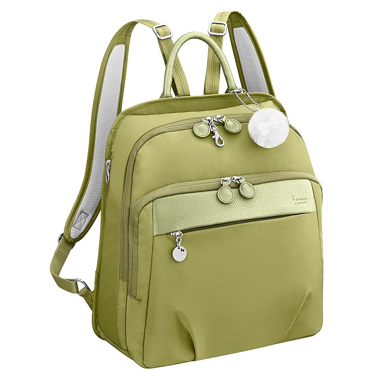 

[Kanana project] rucksack PJ1-4th Equipped with anti-virus pocket ladies A4 size multifunctional No.67645 yellow green H37×W31×D11cm