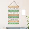 Inspirational Hanging Sign Wood Ornament,for Friends Gifts Wall Decoration,Wall Plaque for
