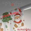 2pcs  Curtains Cute Christmas Snowman Teddy Bear (3) Modern Curtain Fabric Yarn Curtains Holiday for Bedroom   Living Room   Office