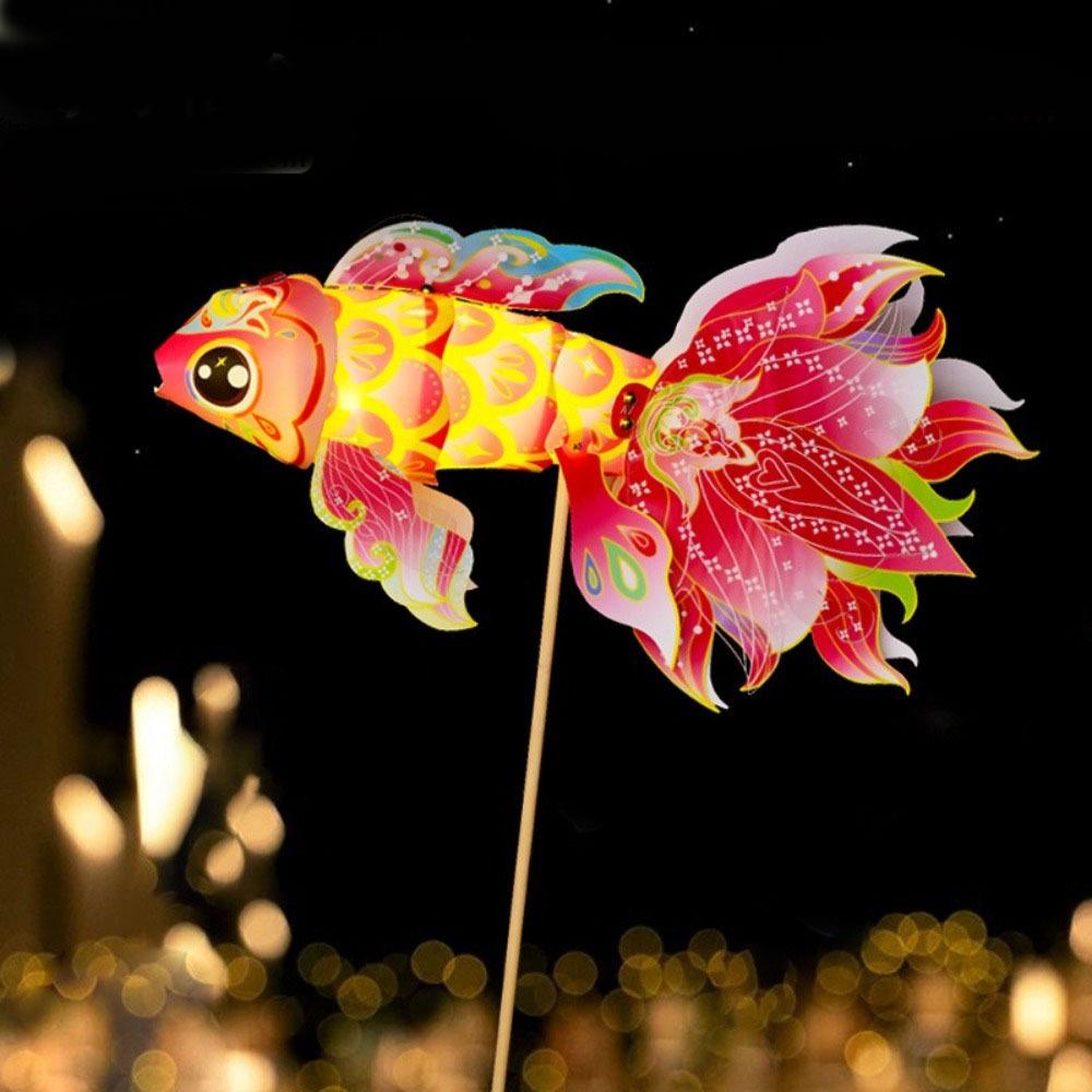 Good Luck Fish Lantern Handmade Diy Handheld Goldfish   Lantern  Cultural Heritage