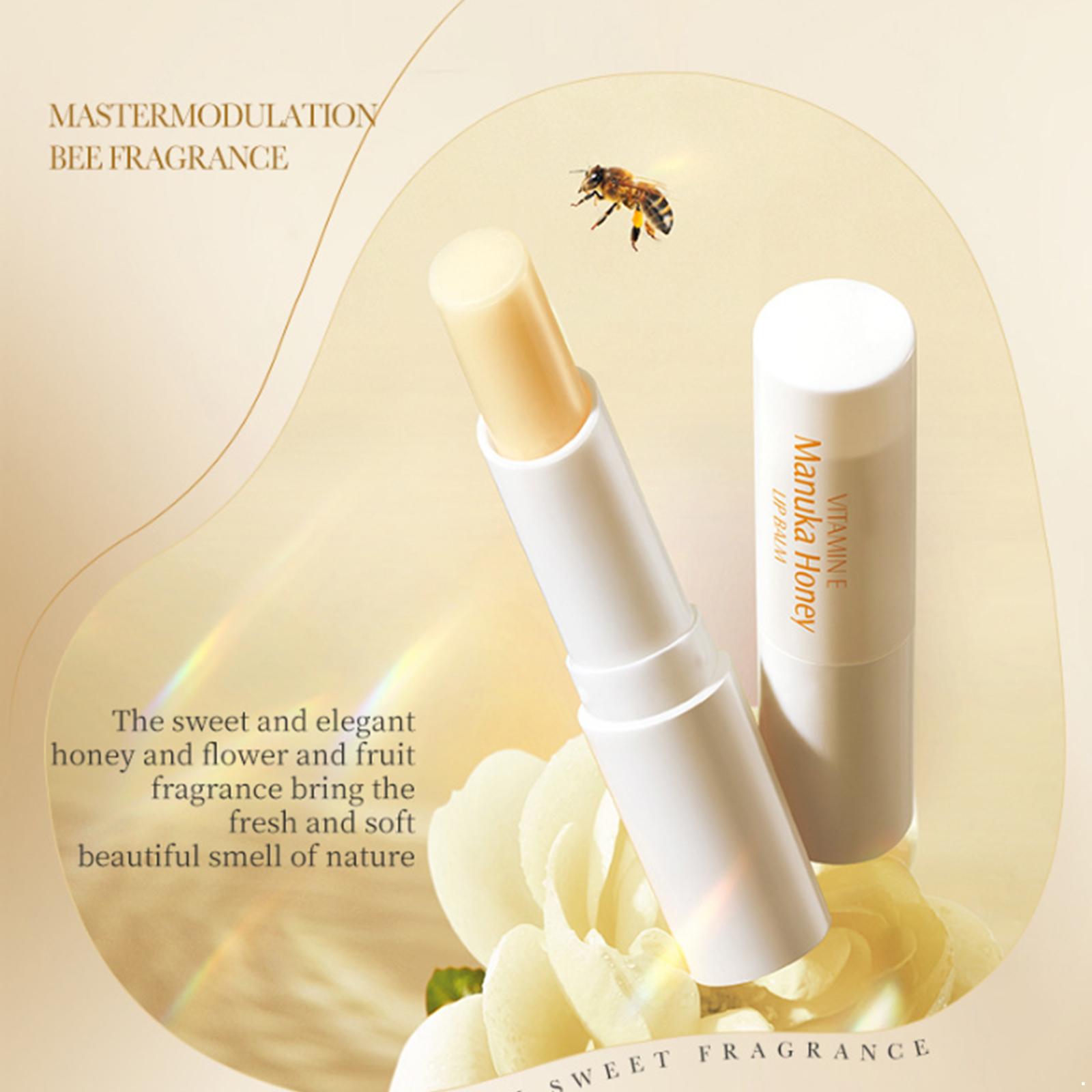 

2Pcs Moisturizing Lip Balm with Honey – Soothes Chapped Lips, Softens Peeling Skin, Restores Supple Feel, Anti-Crack Care for Routine Use One Size зелёный