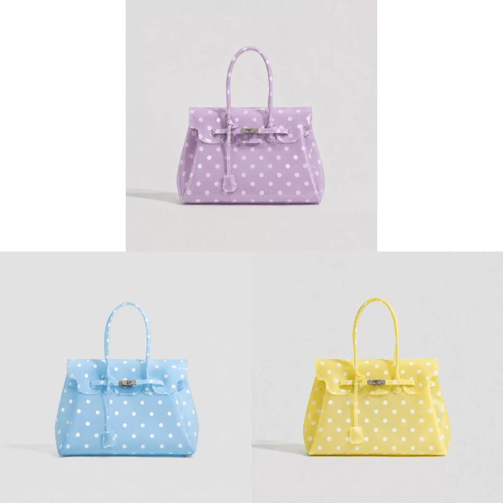 Jelly Bag Pvc Large Capacity Crossbody For Daily Use
