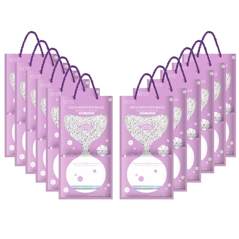 6/12Pcs Moisture Absorption Anti-mold Desiccant Bag Household Hanging Moisture Absorbent Bag Closet Wardrobe Dehumidifier