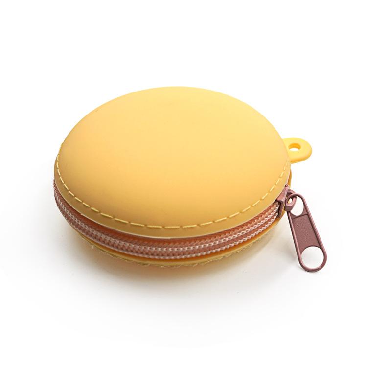 Sac De Rangement Multifonctionnel Mignon Rond En Silicone Pour Pièces