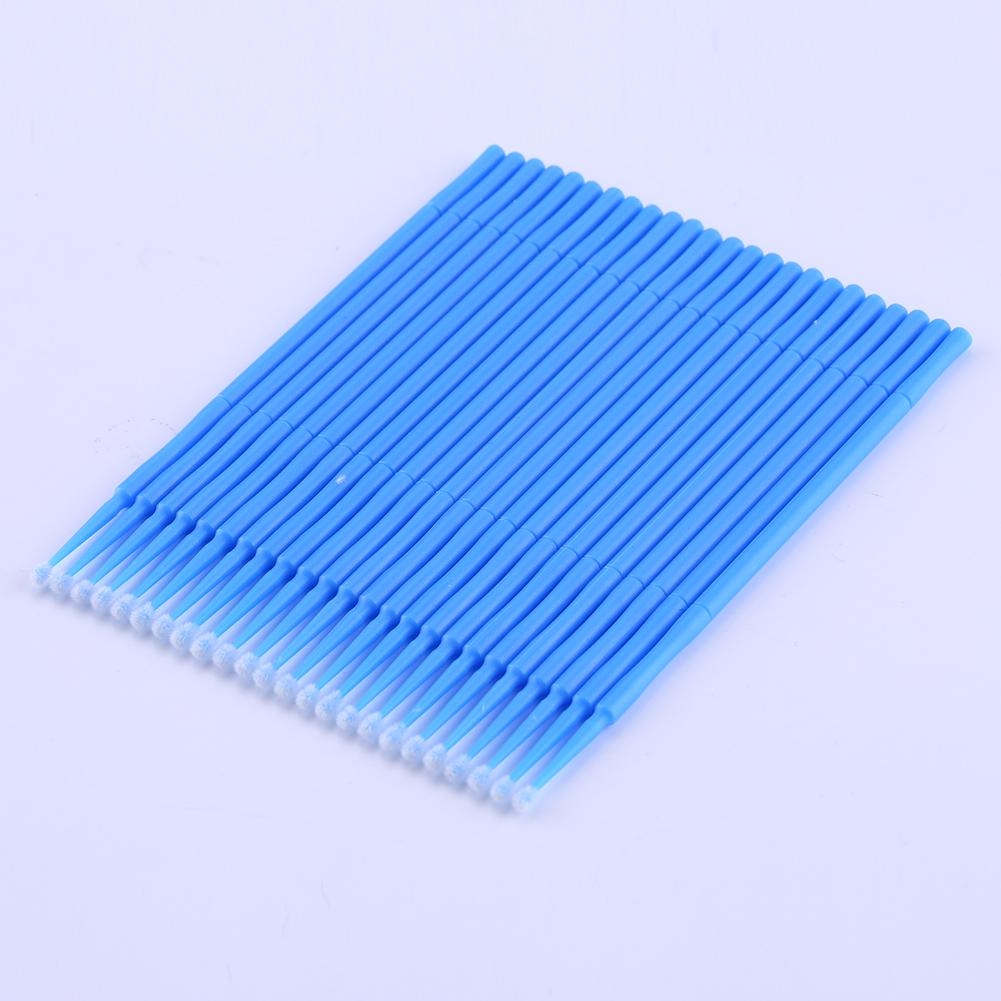 100pcs Micro Disposable Eyelash Extension Brush Individual Applicators Mascara Brush For Women