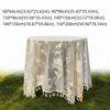 Embroidered Lace Tablecloth Dust-Proof French Table Cover Decor  Living Room