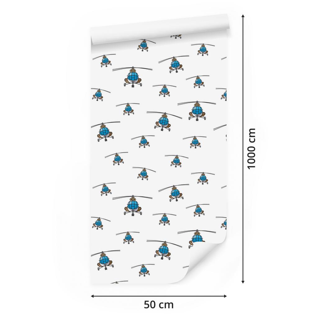 Helicopters wallpaper for living room and bedroom 50x1000