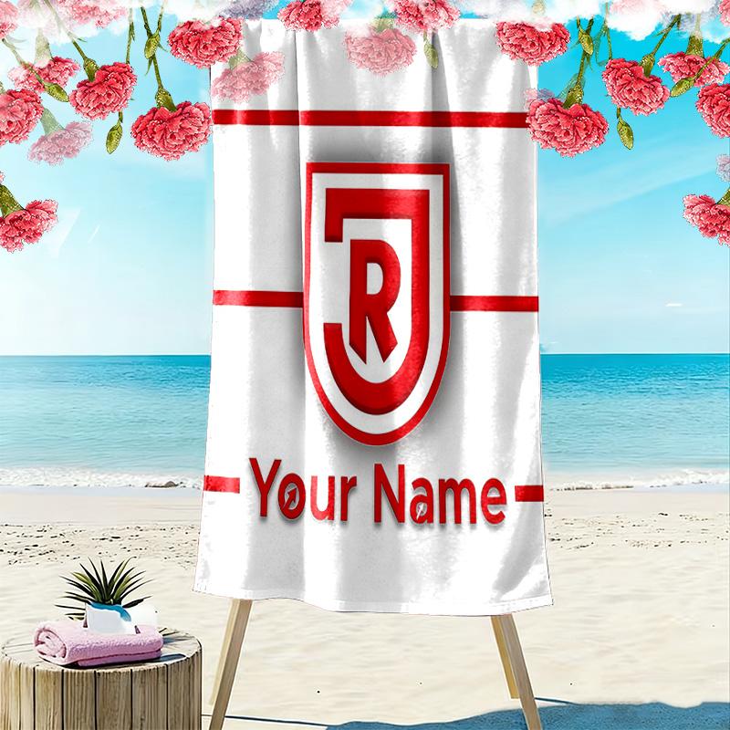 Ssv Jahn Regensburg Custom Name Print Beach Towel Large Soft Quick Dry Towel For Beach Camping Swimming