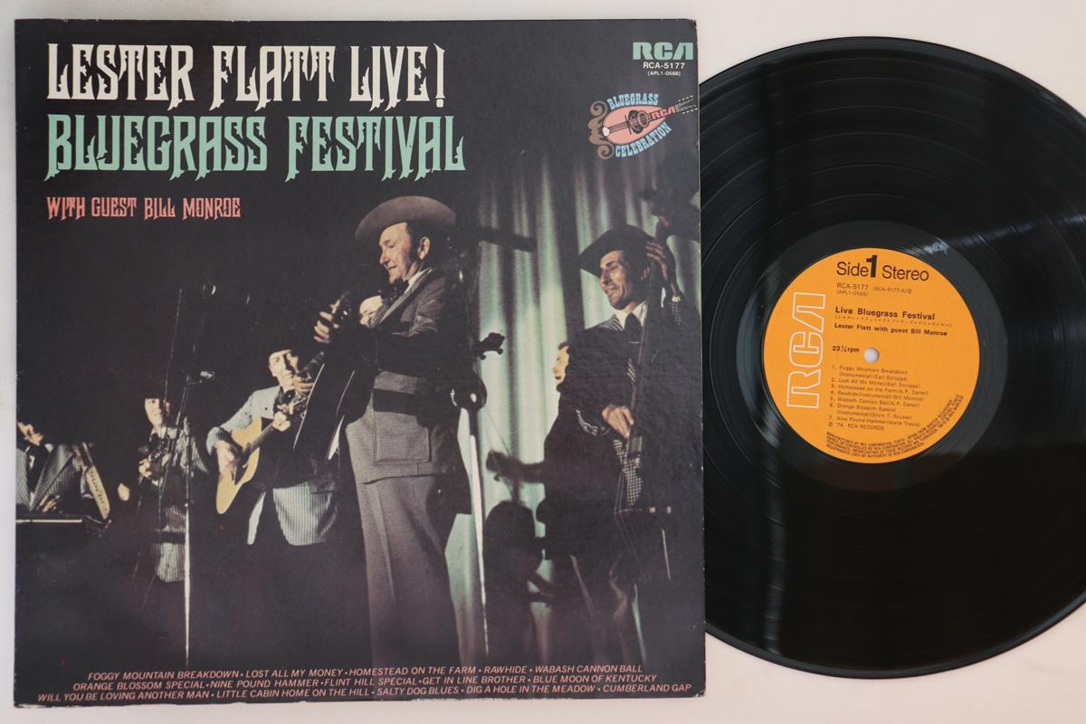 

LP Пластинка LESTER FLATT - Живой Блюграсс Фестиваль RCA5177 RCA 1974 Япония Кантри/Фолк Б/У