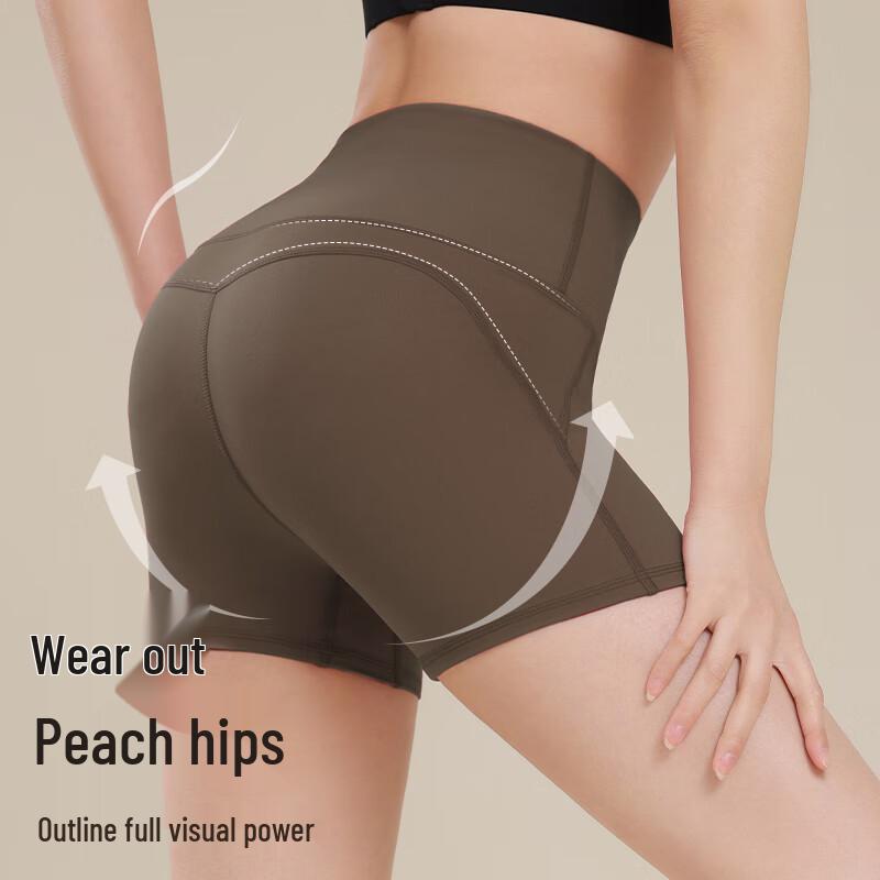 Women's High-Waist 3-Point Yoga & Sports Shorts