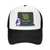 Linux TUX Mint Vintage Baseball Caps Mesh Hats Activities Sport Unisex Women Caps