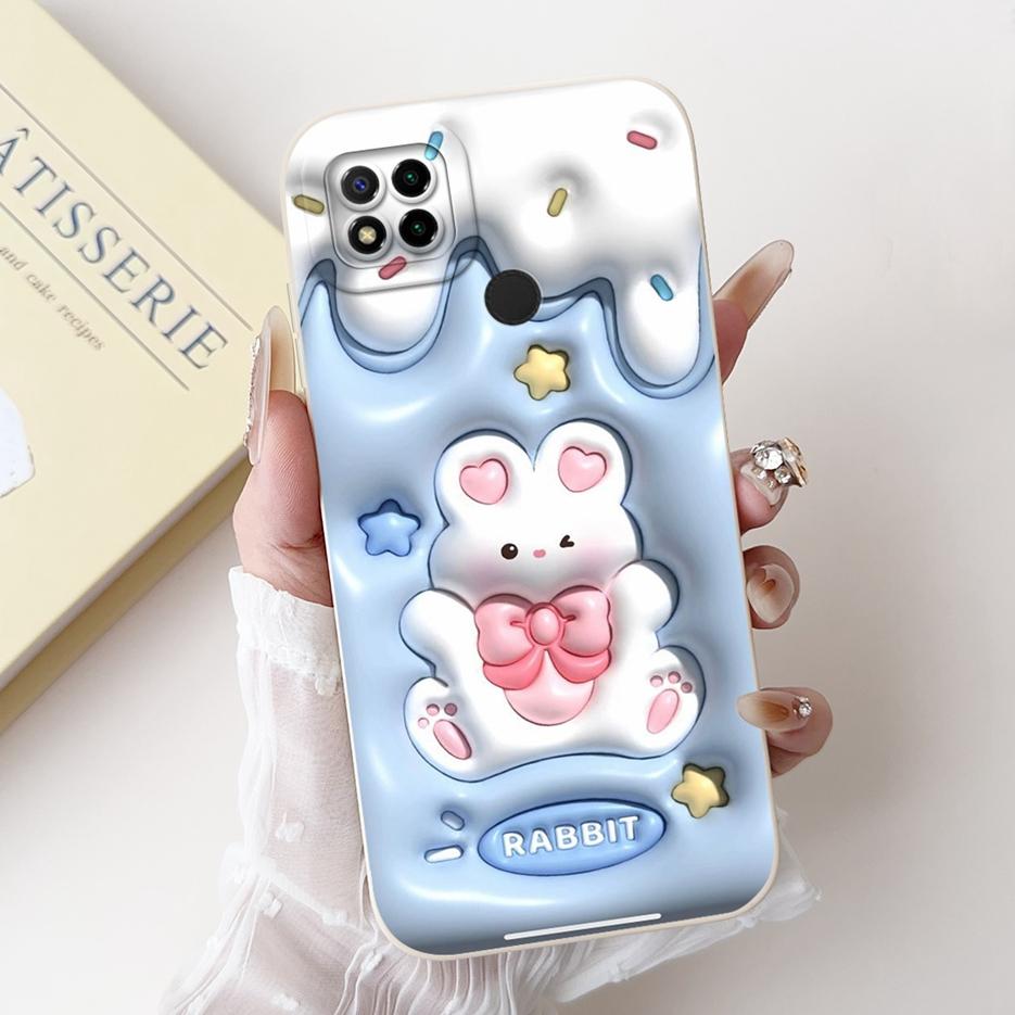 Für Xiaomi Redmi 9C Hülle Niedliche Panda Cartoon Abdeckung Stoßfest Weiche TPU Handyhülle Für Xiaomi Redmi 9C NFC Redmi9C Rückabdeckung Taschen