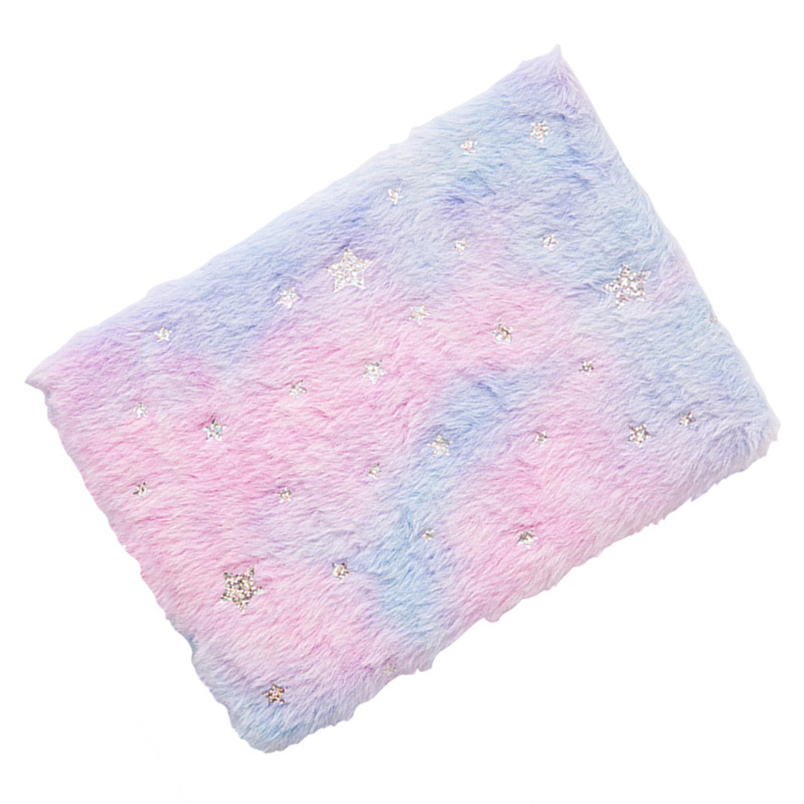 

Plush Diary Gradient Color 80 Pages Multi Purpose Journal Notebook for Students Star звезда