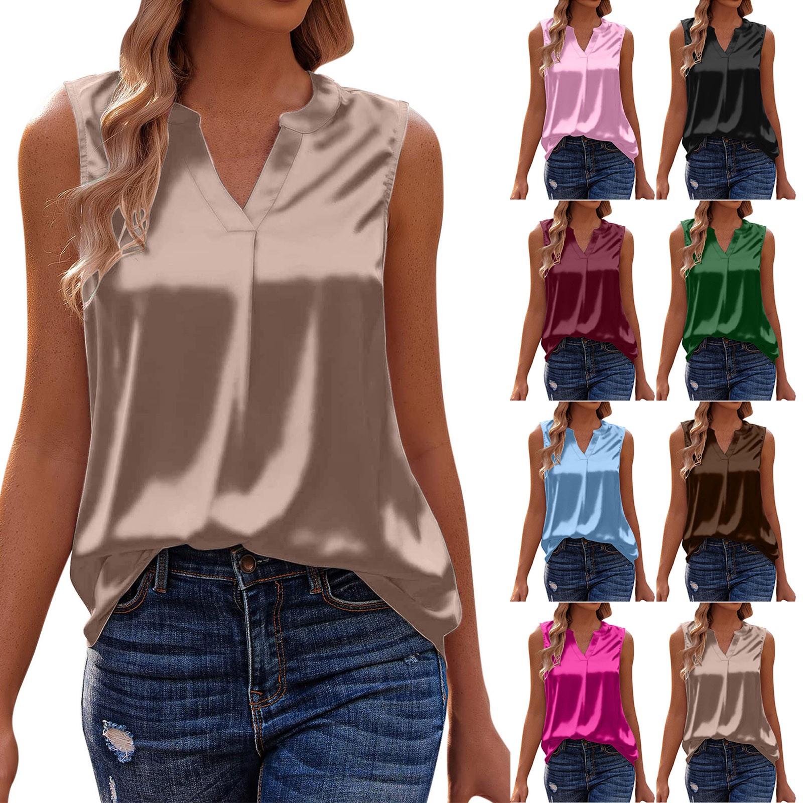 

Женский повседневный жилет, однотонный кованый свободный пуловер с v-образным вырезом и жилет без рукавов