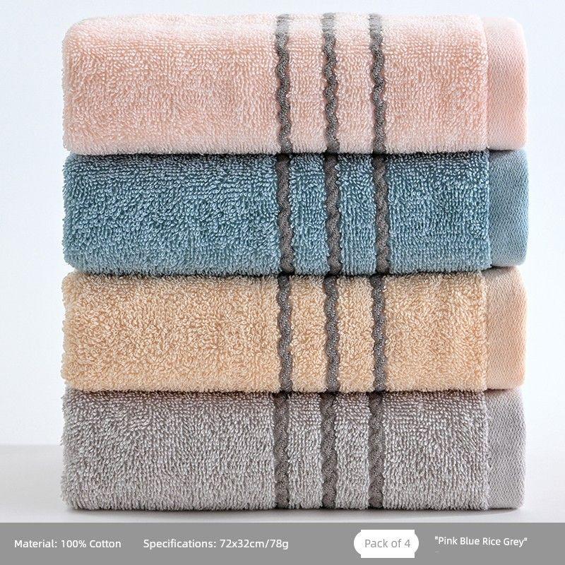Water-Absorbing Bath Soft Comfortable Quick-Drying Pure Cotton Towel