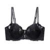 Sexy Beautiful Back Bra Big Chest Small Removable Shoulder Strap Underwear Soft Steel Ring Upper Support Gathering Bra  Women
