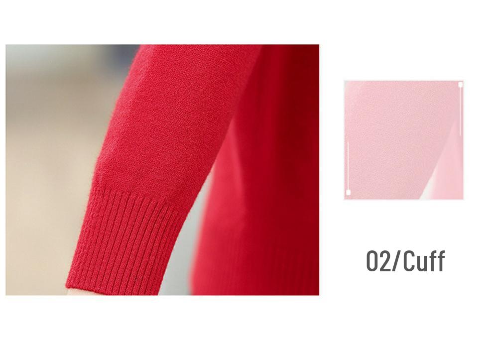 Autumn 2023 Stylish Cheongsam Collar Knit Top for Middle-aged & Elderly Women, Plus Size, Enhances Elegance