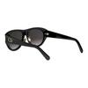 Dior Letter Logo Design Irregular Frame Sunglasses Unisex Sunglasses Black DIORGLOW-A1F-10A157