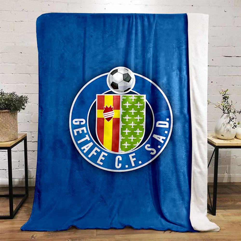 Getafe C.F. Logo Blanket for All Seasons Blanket Lunch Break Throw Gift