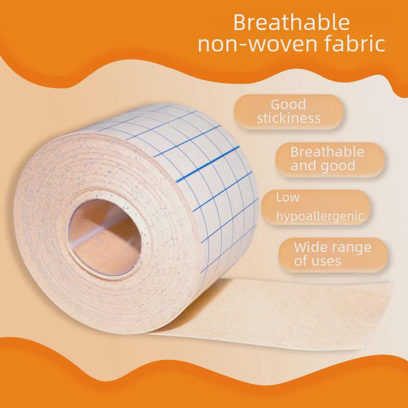 Sanfu Sanjiu Breathable Skin Color Non-Woven Tape: Moxibustion Dressing Patch, Free Cutting