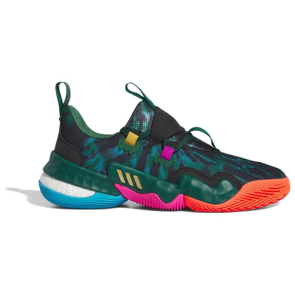 Adidas Trae Young 1 96 Olympics Unisex Sneakers Green Team-Dark-Green Gold-Metallic IG3097