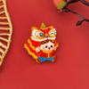 Loong Acrylic Spring Festival Pin Dancing Lion Chinese Style Pin Jewelry Lion Dance Brooch  Skirts