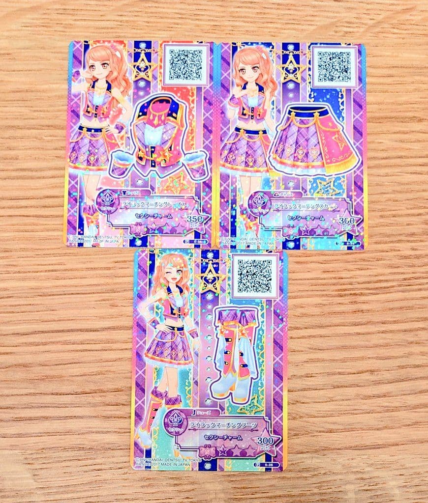 [USED] Aikatsu Lilac Marching Outfit Aikatsu Style Purchaser Bonus
