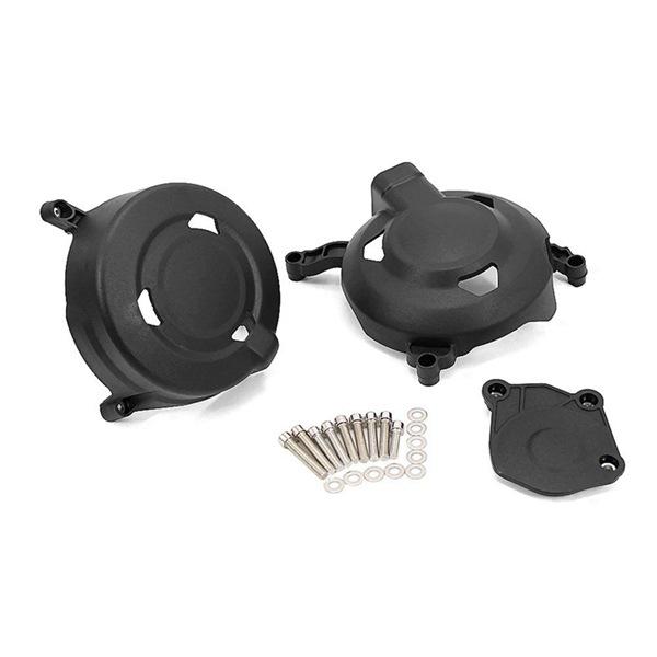 Black Plastic Motorcycle Engine Guard Anti-Fall Protection Block - Motorcycle Accessories