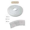 YFFSFDC Gap Tape, Gray Mohair Gap Tape, 9mm X 5mm X 5m, Insect Repellent, Cold Protection, Soundproofing, Windproofing, for Screen Doors, Entrance Doo