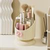 High-Capacity Cosmetic and Pen Holder with Lipstick Compartments