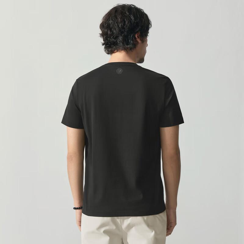 Men s Zodiac Paper-cut Dragon Short Sleeve T-Shirt XL